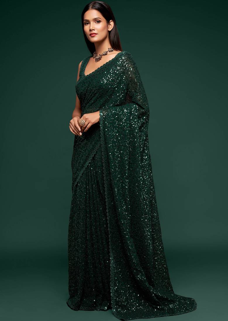 Green Saree