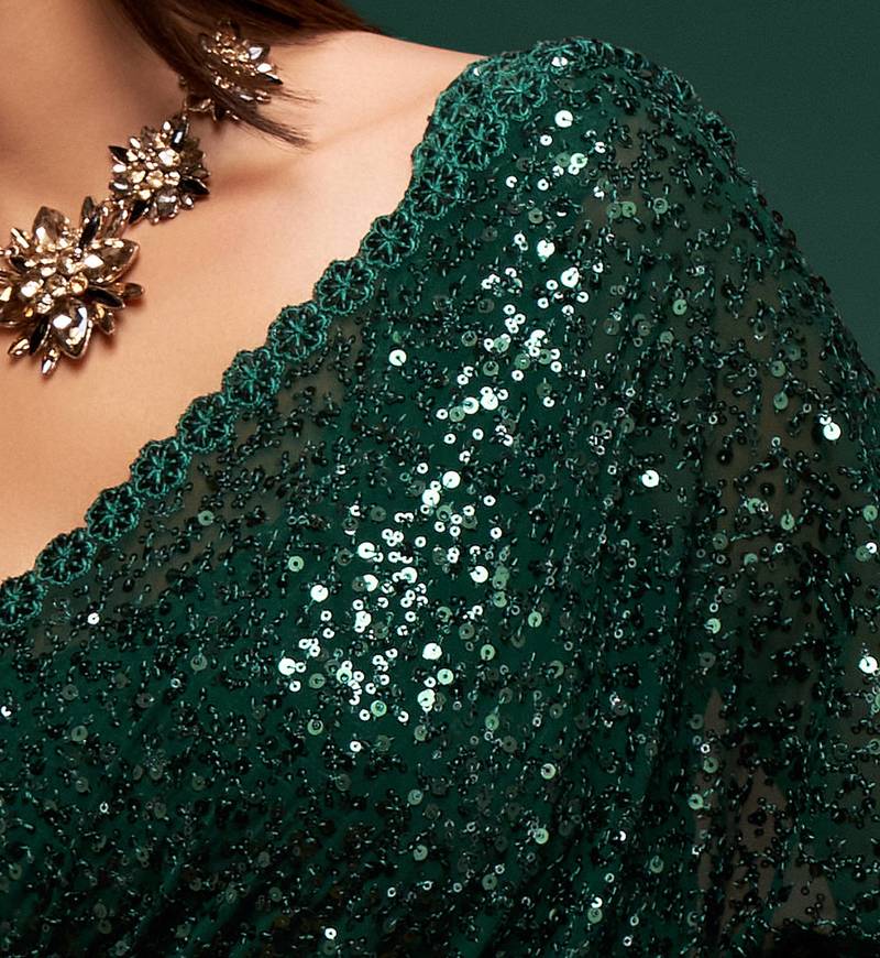 Green Saree