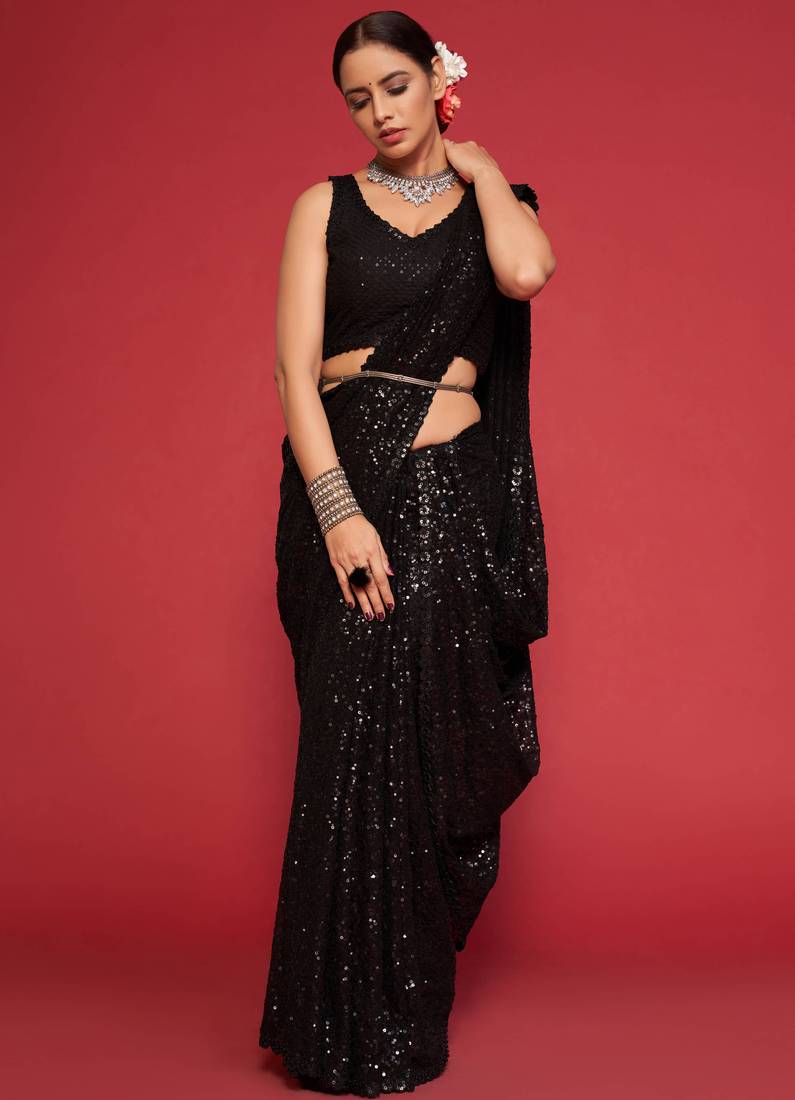 Black Saree