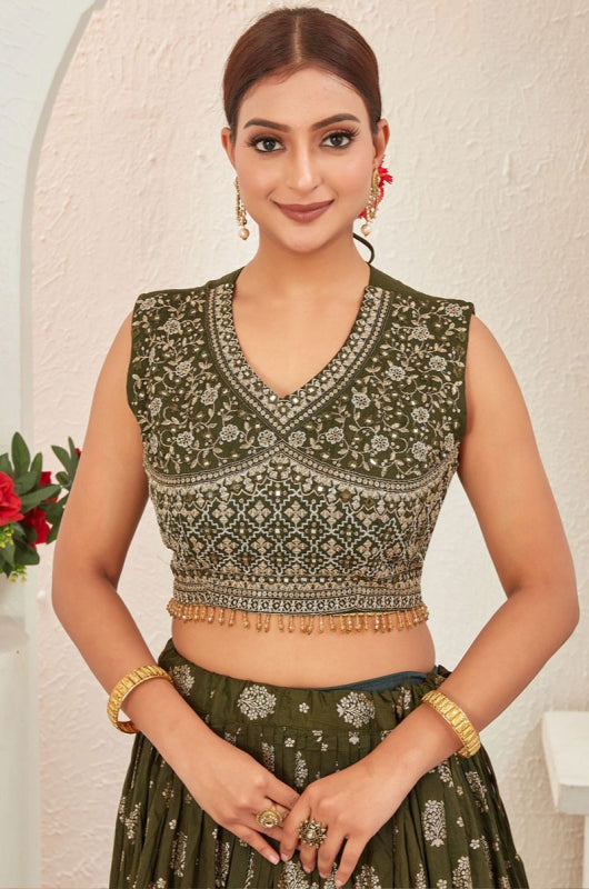Lehenga Venkatagiri Dola Silk
